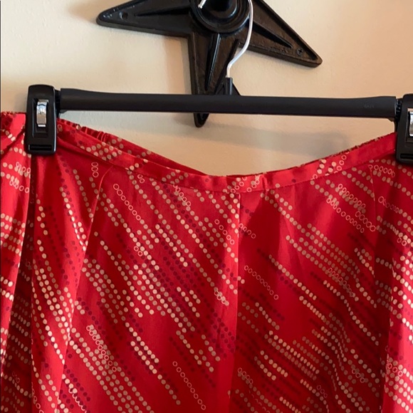 True Beauty by Emme Red Flouncy Skirt - Picture 3 of 11